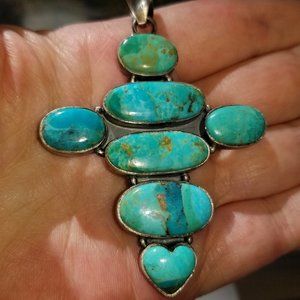 Turquoise & Sterling Silver  pendant